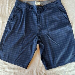 Hang Ten Men's Navy Checkered Shorts